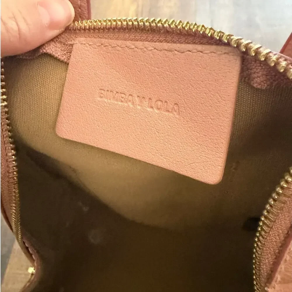 Bimba Y Lola Blush Pink Mini Bowler Bag Gold Hardware - Picture 5 of 10